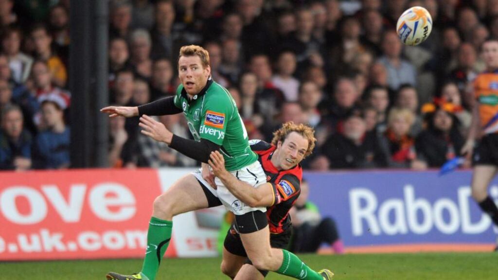Connacht’s Gavin Duffy is expected to play his final game at the Sportsground against Cardiff. Photograph: Huw Evans/Inpho