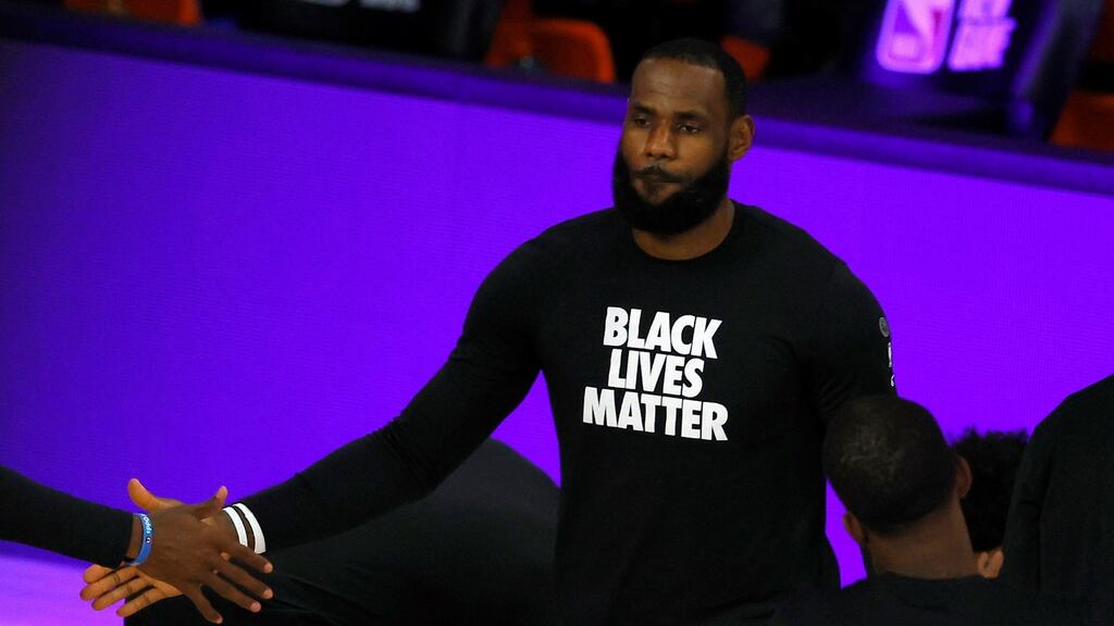 LeBron James has been a long-term critic of Donald Trump. Phot: Kevin C. Cox/Pool Photo via AP