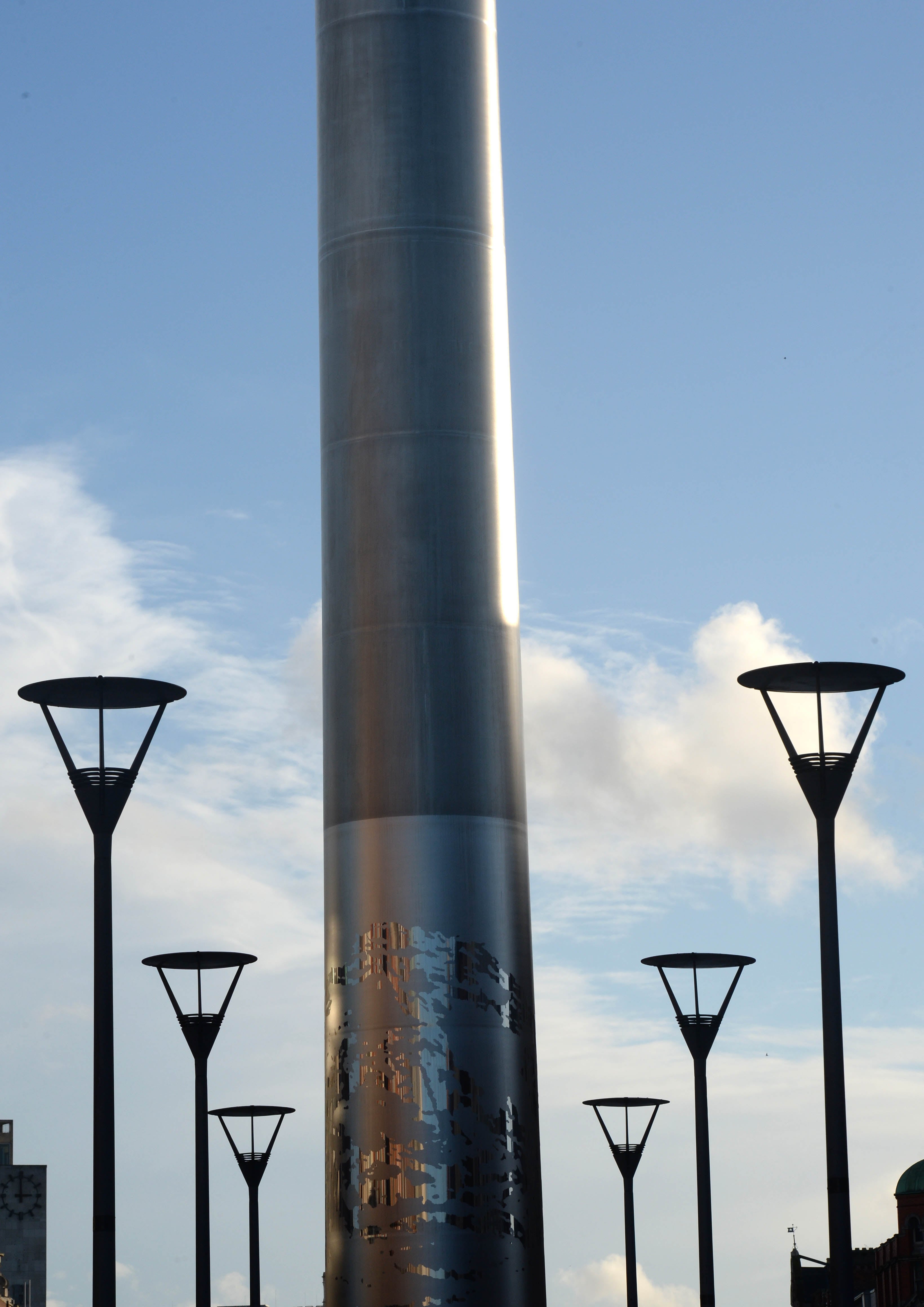 The Spire on O'Connell Street, Dublin, in 2014. Photograph: Dara Mac Dónaill