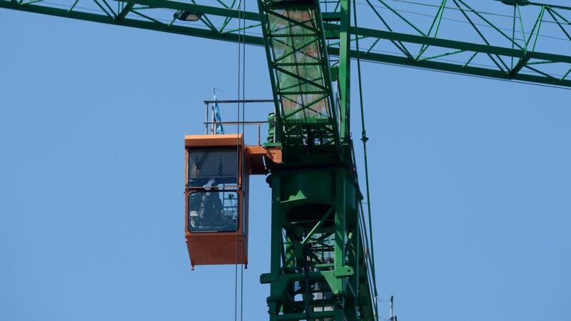 Very few cranes have air conditioning. Photograph: Alan Betson