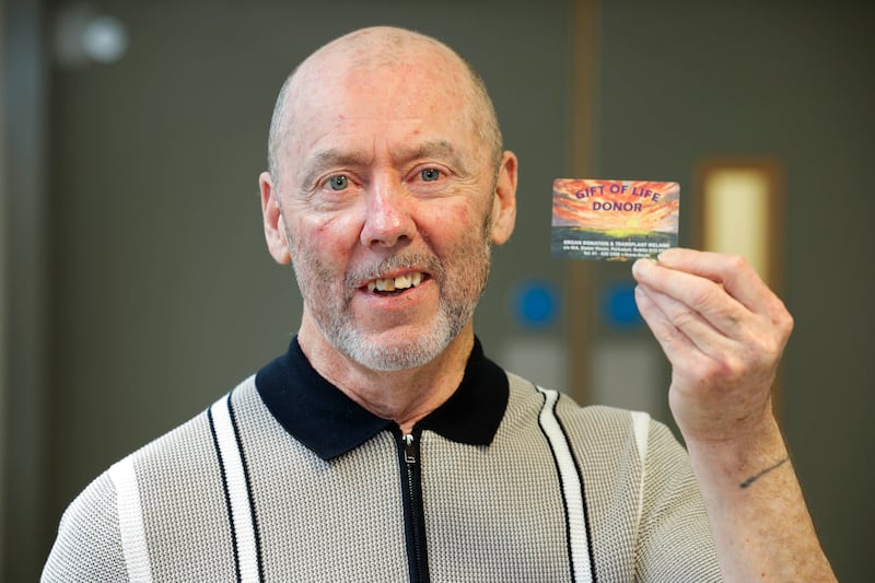 Andy is Ireland’s longest-living heart transplant recipient having been one of the first patients in Ireland to receive a donor heart at the Mater Hospital in 1986. Photograph: Conor McCabe Photography