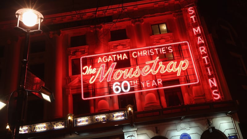 Agatha Christie’s The Mousetrap at St Martin’s Theatre in London’s West End is the longest-running show in the world. Photograph: Oli Scarff/Getty Images