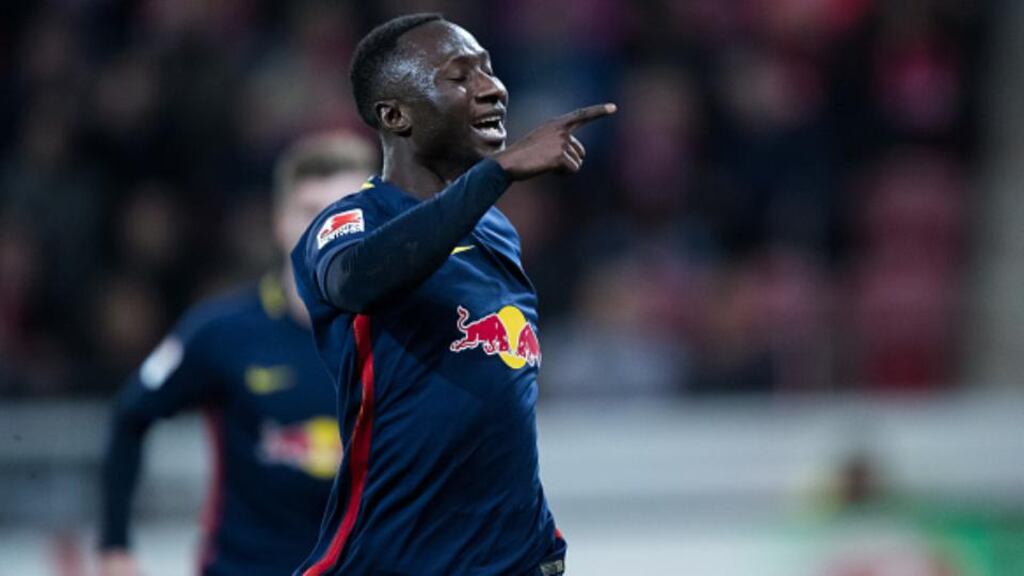 RB Leipzig have confirmed they have rejected an offer of €75 million for midfielder Naby Keita. Photograph: Simon Hoffman/Getty