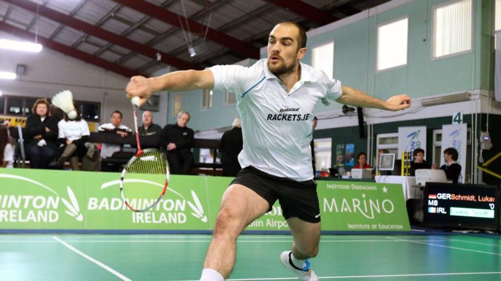 Ireland’s Scott Evans: now meets number 16 seed Petr Koukal of Czech Republic. Photograph: Inpho