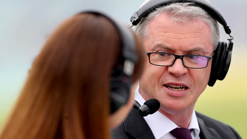 Joe Brolly: His media career shares the same tragic flaw as that of Eamon Dunphy – he doesn’t seem to get that you don’t always need to be out front with the dancing horses. Photograph: James Crombie/Inpho