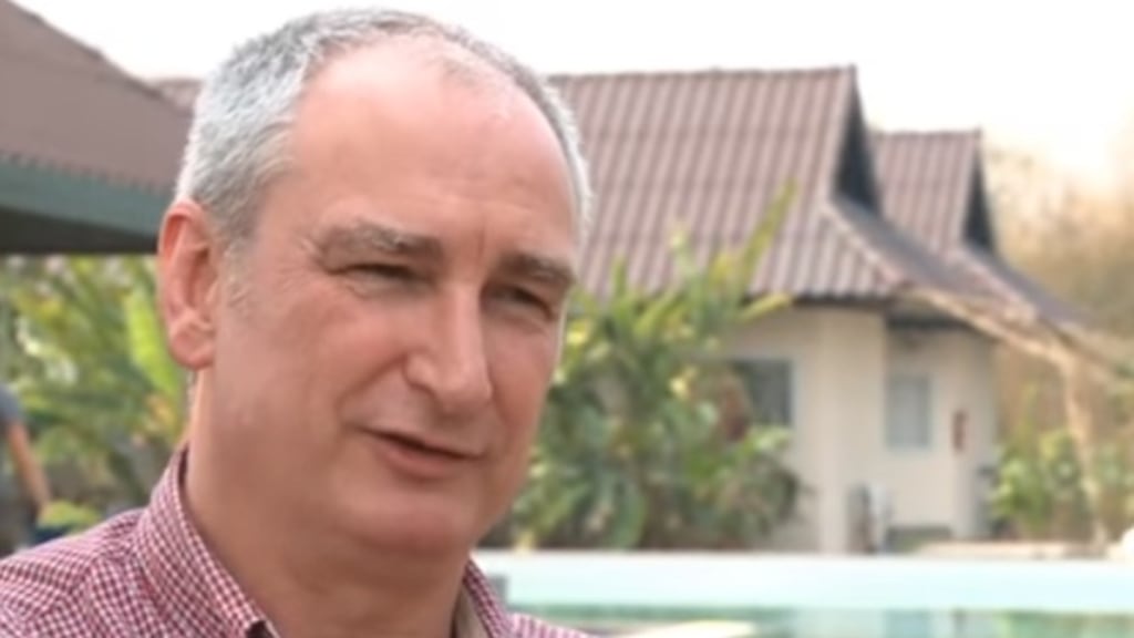 Vince Cullen at the New Life Foundation, Chiang Rai, Thailand in 2012