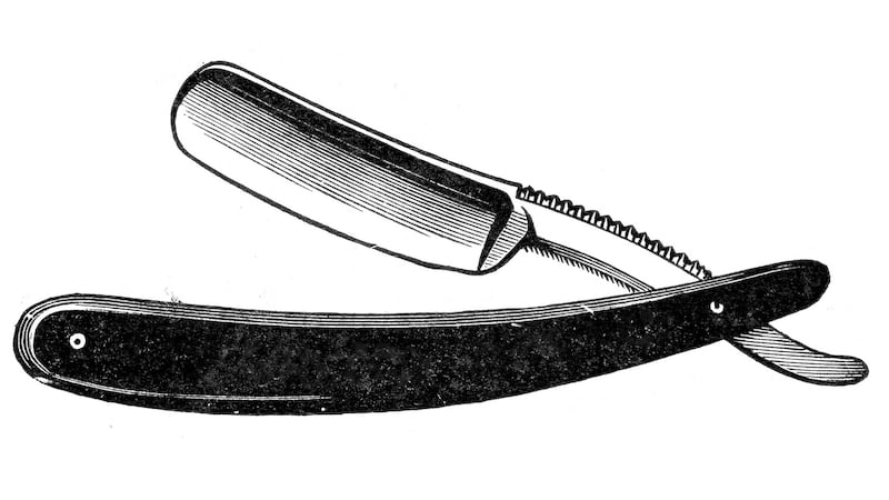 Matthew Phibbs visited a shop in Sligo to have his razor ground. Photograph: iStock