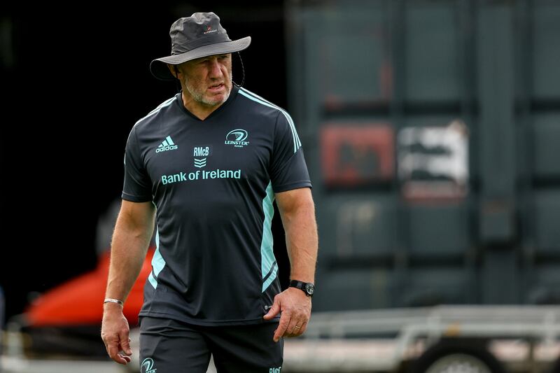 Leinster forwards' coach Robin McBryde says Glasgow are still smarting from the 76-point drubbing they suffered in Dublin last season.
Photograph: Ben Brady/Inpho