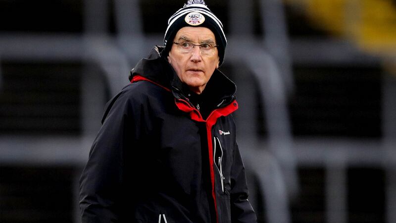 Kilcoo manager Mickey Moran has added his vast coaching knowledge to the Down club. Photograph: Ryan Byrne/Inpho