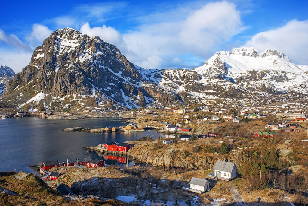 Moskenesoy island in Norway. James Rebanks writes: 'our ideas of islands as places of freedom and escape are fanciful'. Photograph: Sergi Reboredo/VWPics