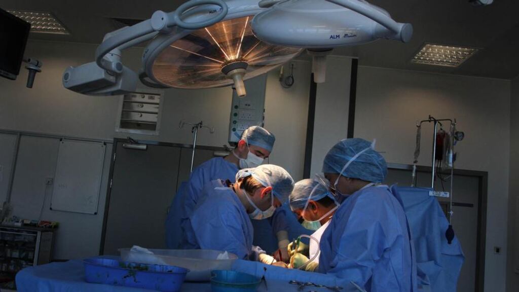 An operation in progress at the National Surgical Centre for Pancreatic Cancer at St Vincent’s University Hospital, Dublin. The departure of Nicky Jermyn as chief executive of the State-funded hospital comes on foot of controversy over whether the group was compliant with public service pay rules. Photograph: Nick Bradshaw