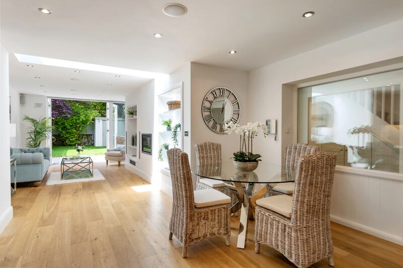 Dining area in the kitchen