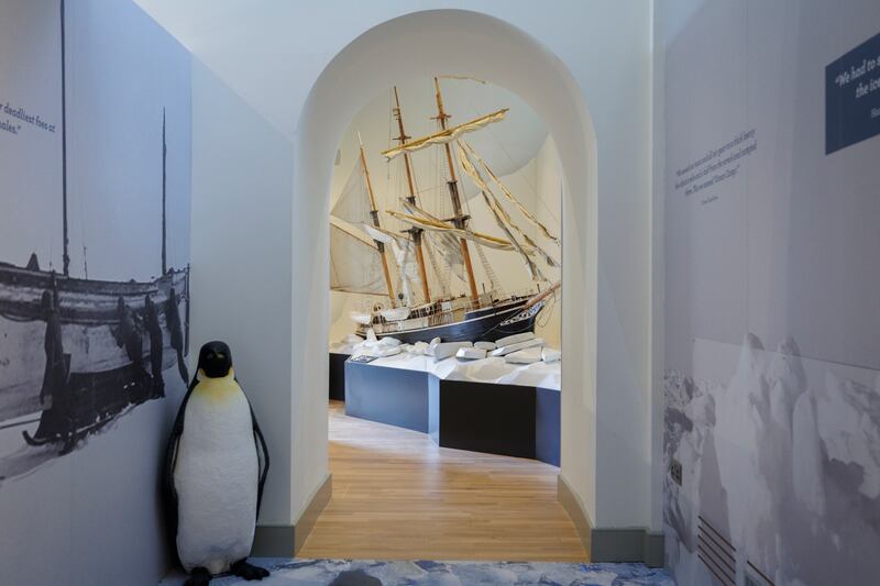 A display in the Shackleton Museum in Athy, Co Kildare. Photograph: Dan Dennison