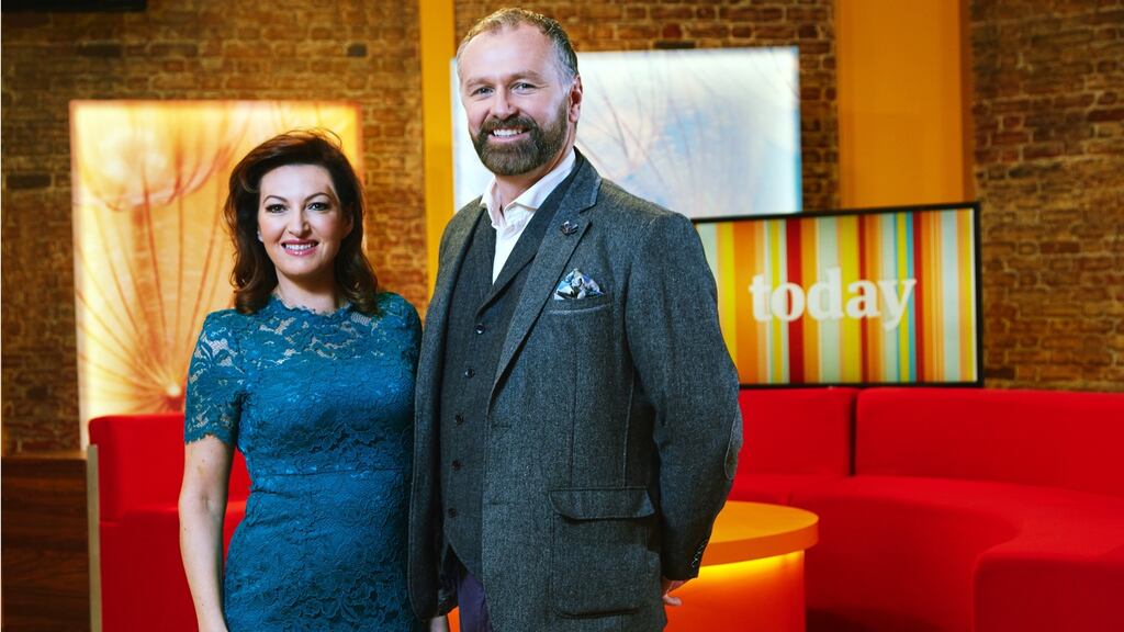 Today presenters  Daithí Ó Sé and Maura Derrane. Photograph: RTÉ