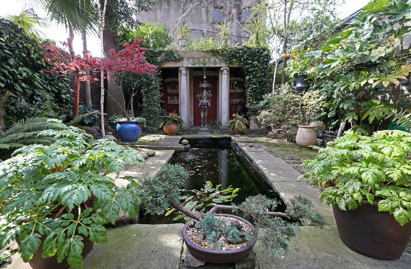 The garden of 11 North Great George’s Street, in central Dublin. Photograph: Laura Hutton