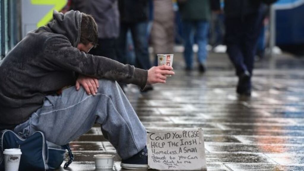 Cork Simon is aiming to provide Christmas dinners to homeless people they encounter. Photograph: Alan Betson/File photo