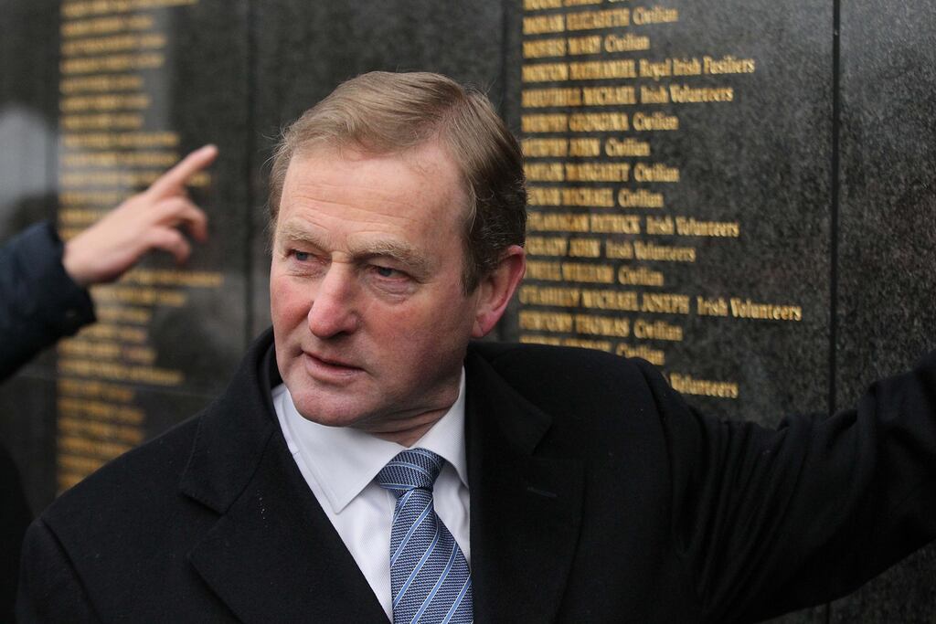 The Fine Gael leader presented 15 Independent TDs with a policy paper outlining his party’s 16 priorities in Government. Photograph: Stephen Collins/Collins