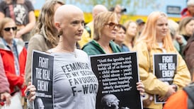 ‘I’ve been listening to my radio constantly and crying’: Sinéad O’Connor fans gather for vigil