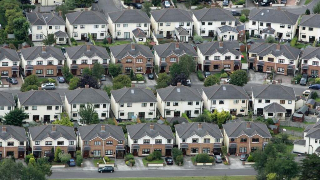 The average rent for a house in Dublin is 11.7 per cent lower than it was seven years ago. Photograph: Frank Miller