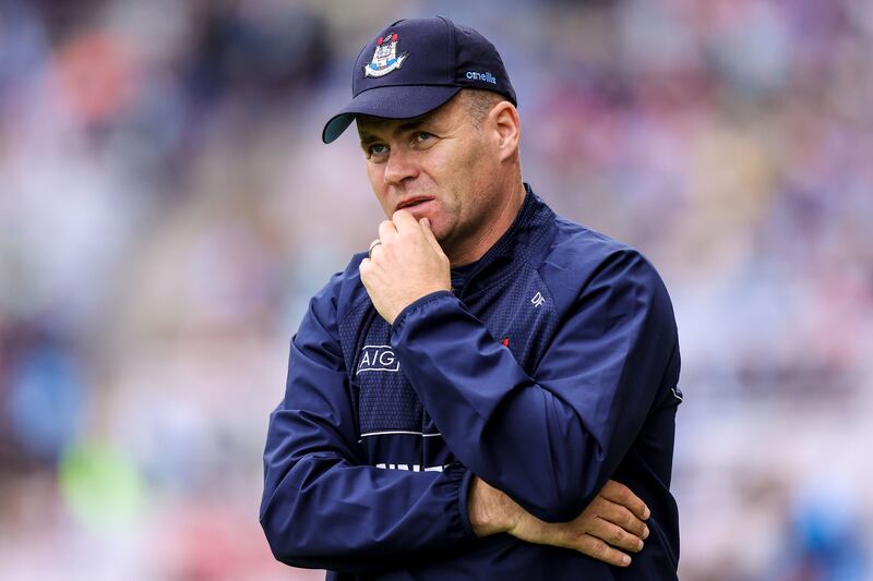 Dessie Farrell: his Dublin side swept to an emphatic win over Mayo in the quarter-final and are hot favourites to book a final date against old rivals Kerry. Photograph: John McVitty/Inpho