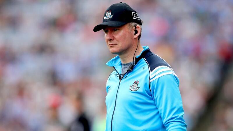 Jim Gavin: the Dublin manager is playing for more than just this All-Ireland. Dublin want to dominate like Kilkenny did in hurling. Photograph: Ryan Byrne/Inpho