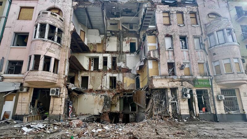 Kharkiv, Ukraine’s second city, has been severely damaged by Russian shelling and bombing during 12 weeks of all-out war.