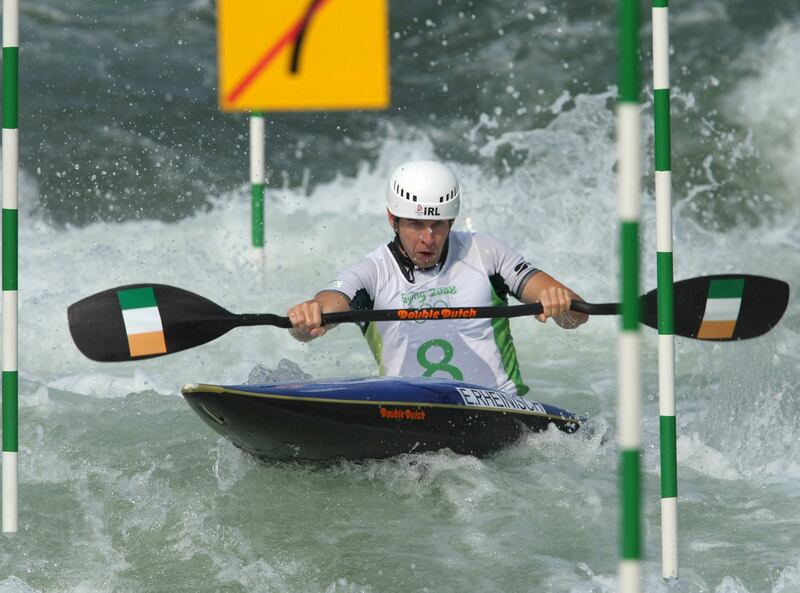 Eoin Rheinisch on his way to finishing fourth at the 2008 Olympics. Photograph: Morgan Treacy/Inpho