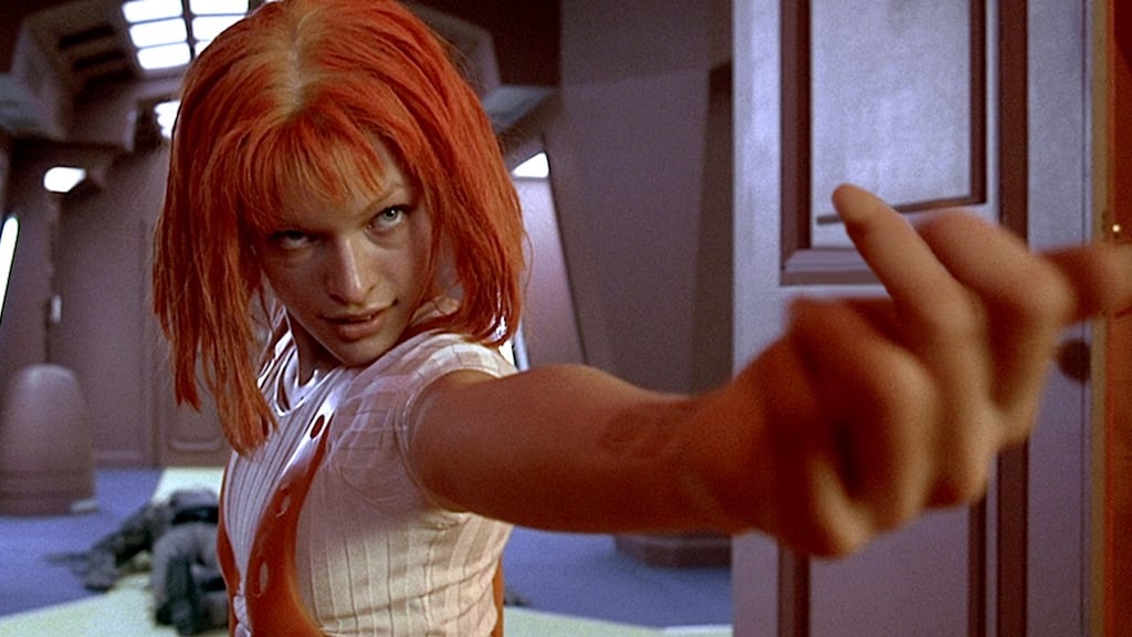 Milla Jovovich as Leeloo “Multi-Pass” in Luc Besson’s ‘The Fifth Element’