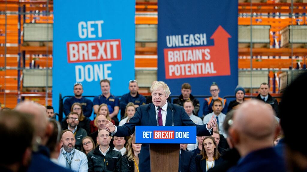 Brexit has morphed from unicorns and sunlit uplands to getting “the incubus of Brexit off our collective backs”. And the worn-out people’s response is a weary, hypnotic “get Brexit done”. Photograph: Peter Powell/EPA