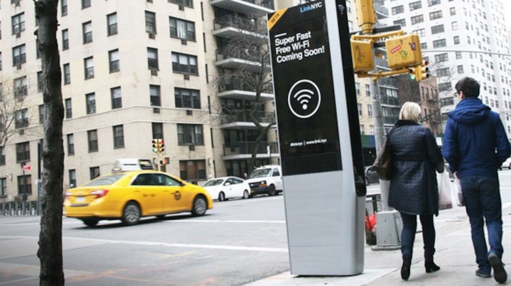 The service is intended for customers who want high-speed internet access through their mobile devices while travelling on New York’s streets