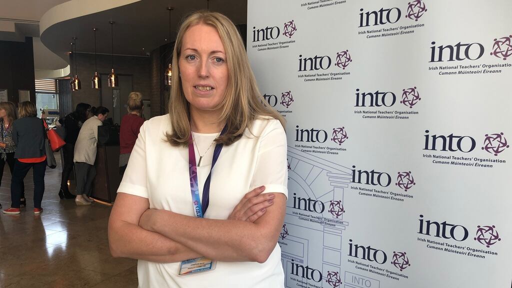Josephine Byrne, a primary teacher in Edenderry, says leave should be available for anyone who suffers a miscarriage. Photograph: Carl O’Brien