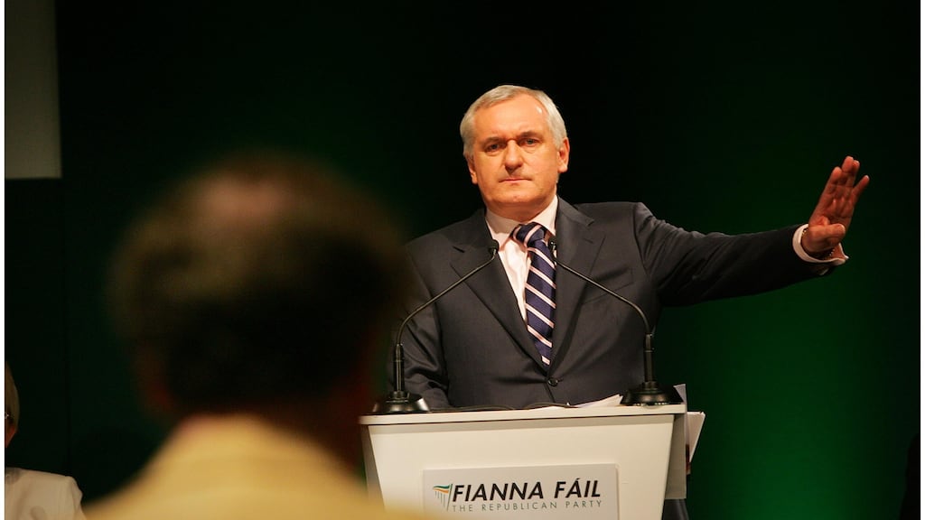 Former taoiseach Bertie Ahern: “He would be skilled in dealing with Donald Trump, partly because neither would understand what the other was on about.” Photograph: Bryan O’Brien