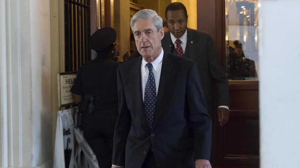 Former FBI Director Robert Mueller, special counsel on the Russian investigation. Photograph: SAUL LOEB/AFP/Getty Images