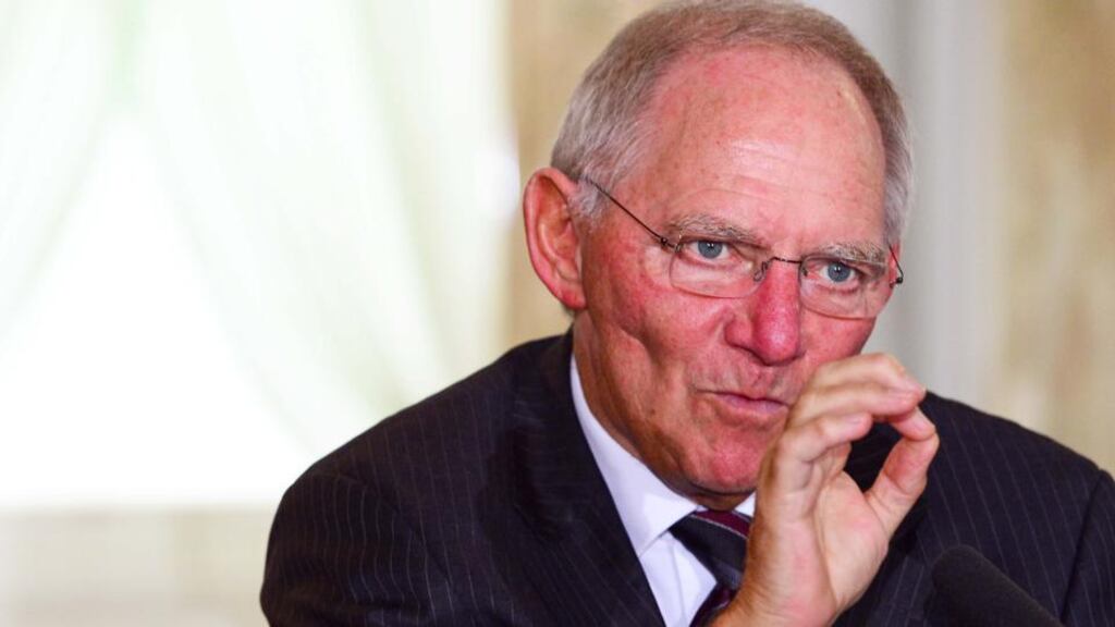 German finance minister Wolfgang Schäuble: aired the possibility at last month’s summit of a temporary Greek exit from the euro. Photograph: Eric Luke/The Irish Times