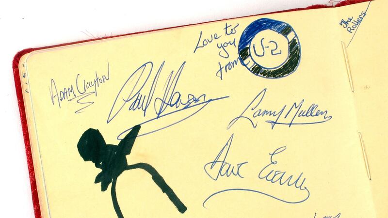 U2 autographs to feature at auction