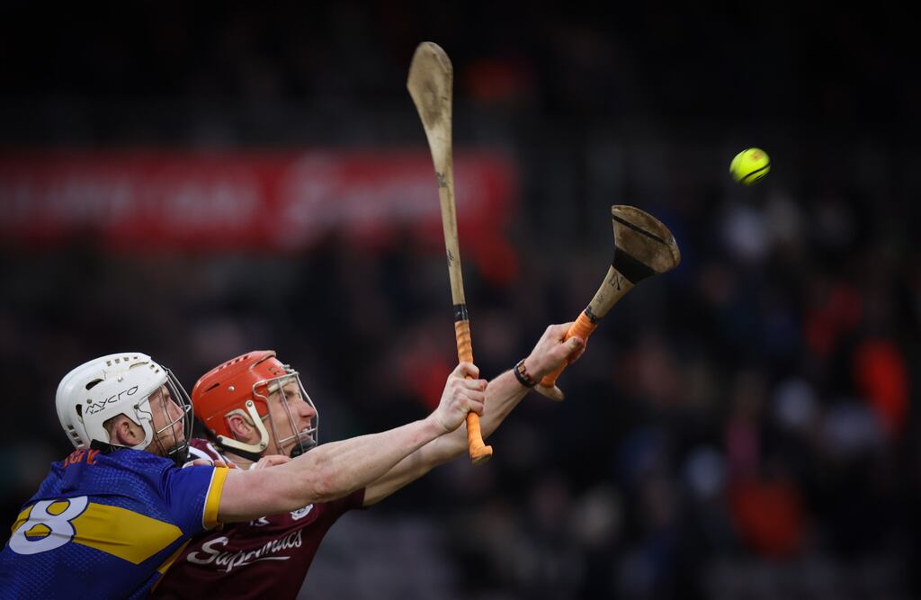 Tipperary's Michael Breen in action against Galway's Conor Whelan. Photograph: Tom Maher/Inpho