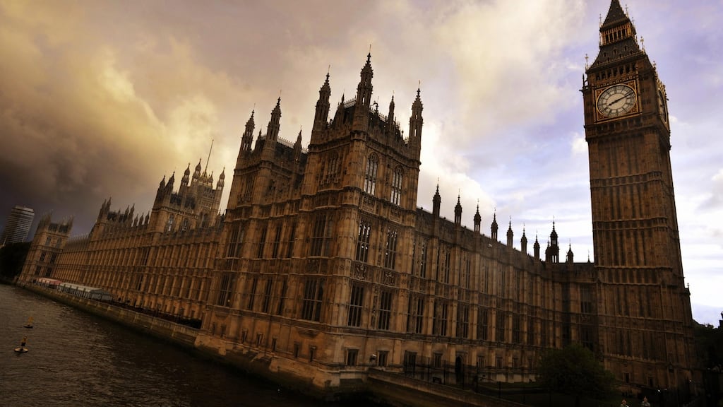 The Houses of Parliament in London, England. Almost one in five people working at Westminster have experienced or witnessed sexual harassment or inappropriate behaviour in the past year. File photograph: Tim Ireland/PA Wire