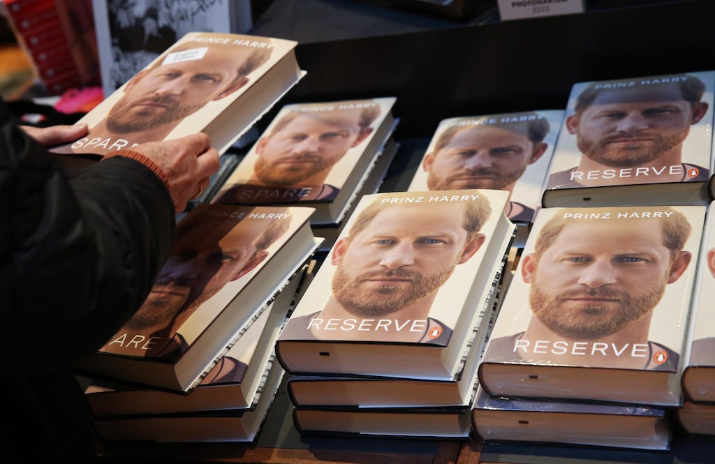 Prince Harry's autobiography has become a worldwide bestseller despite being released in a traditionally quiet time of year for the publishing industry. Photograph: Adam Berry/Getty Images