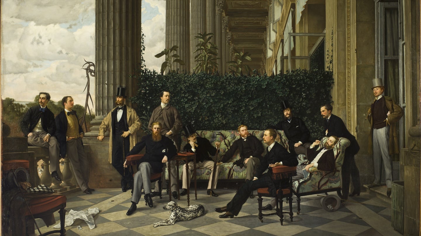 Le Cercle de la rue Royale, 1868, Musée d’Orsay