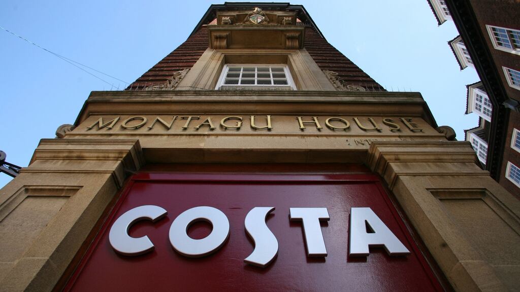 Total revenue at Costa owner Whitbread rose 8.1 per cent to £1.55 billion. Photograph: Graham Barclay/Bloomberg News
