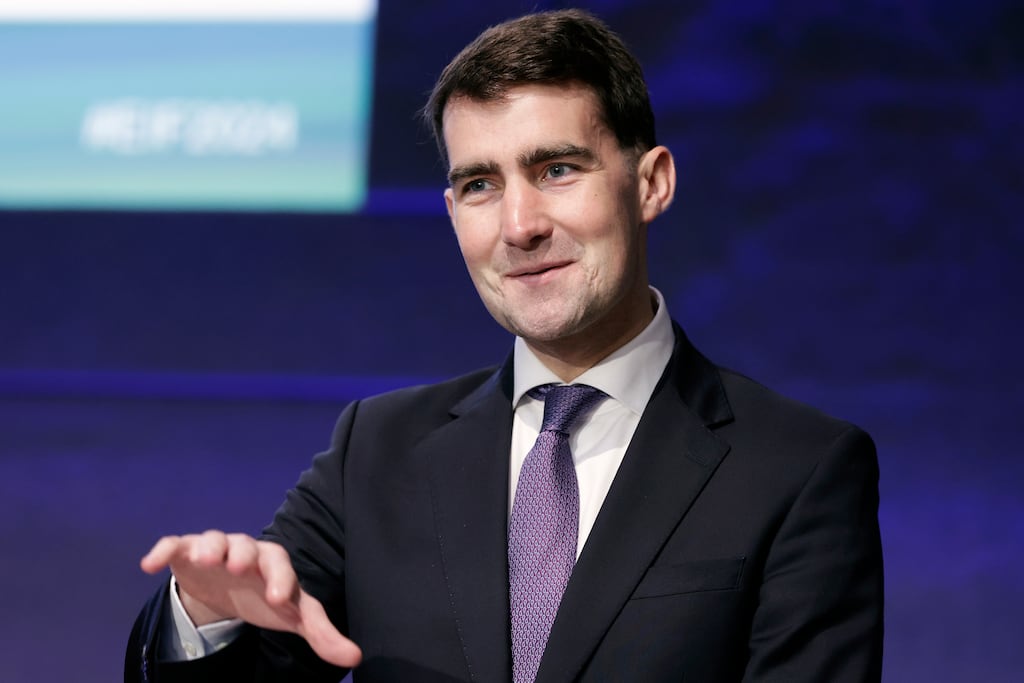 Minister for Finance Jack Chambers said his initial analysis of Fine Gael’s manifesto was that it contained no provision for a new public sector pay deal, nor any for increased employment in the health system. Photograph: Photograph: Maxwells