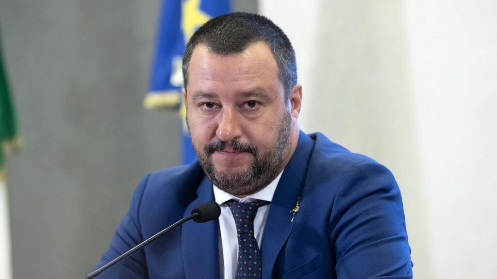 Matteo Salvini: observers suggest he could easily be prevailed on to stand for the presidency of the European Commission. Photograph: Massimo Percossi/EPA
