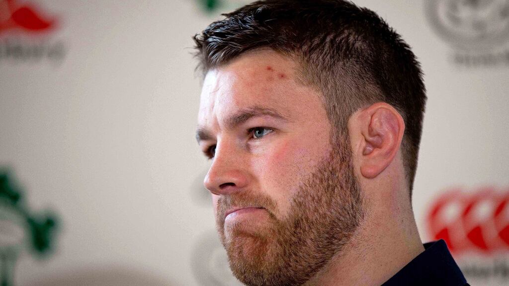 Sean O’Brienmissed training on Wednesday ahead of Ireland’s Six Nations opener against Wales. Photograph: Inpho