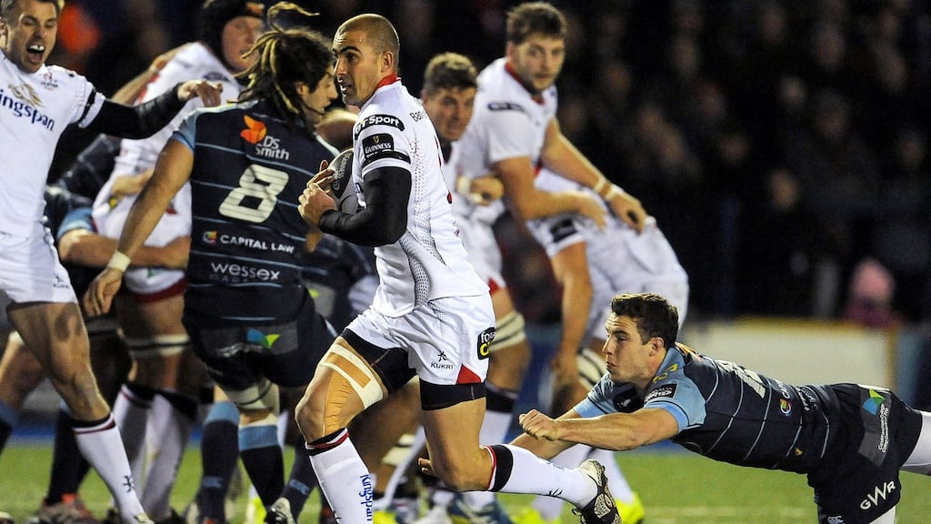 Ulster’s Ruan Pienaar in action during the win over Cardiff. Photograph: Inpho