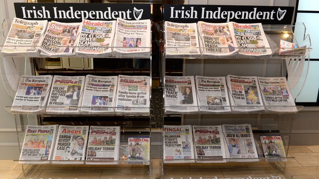 In common with many news organisations, INM has made deep cuts to its editorial operations in recent years. Photograph: Dara Mac Dónaill