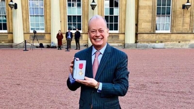 Norman Houston was awarded an OBE in 2019. Photograph: Northern Ireland Bureau