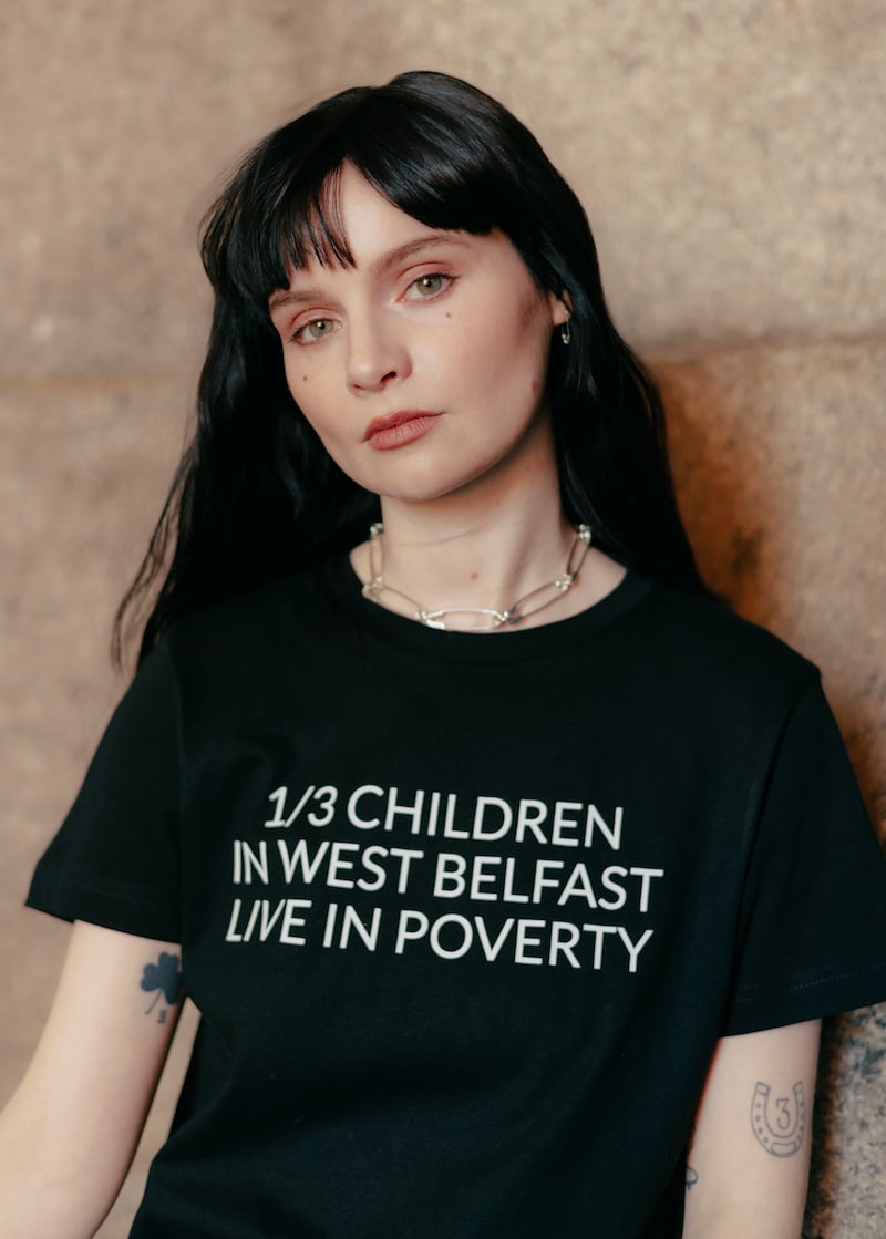 Irish actor Lola Petticrew in New York. Photograph: Timothy O'Connell