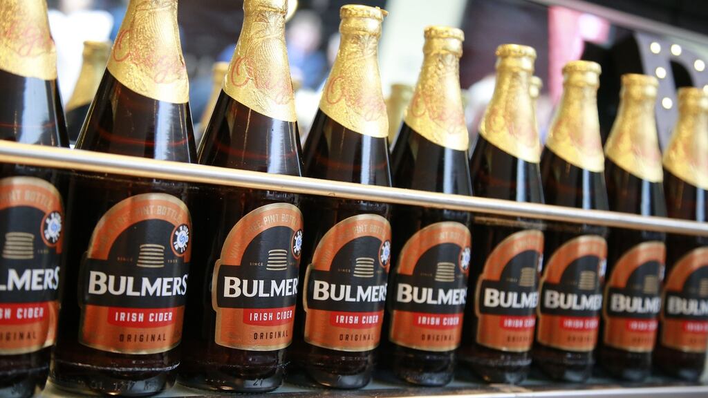 Bulmers maker C&C reported revenue in Ireland was down 3.1 per cent to €120.6 million. Photograph: Nick Bradshaw