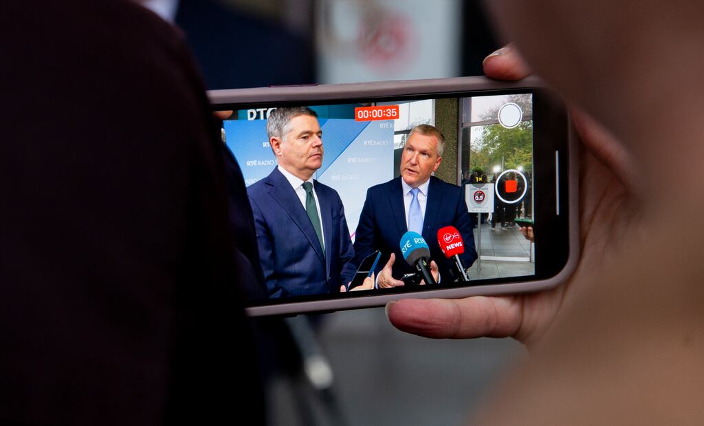 Paschal Donohoe, Minister for Public Expenditure, and Minister for Finance Michael McGrath will be among those with tricky calculations to do early next year. Photo: Gareth Chaney/Collins Photos