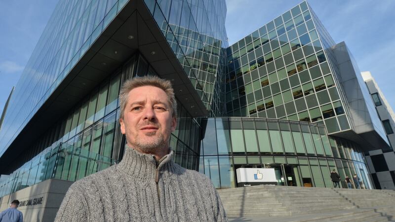 Chris Gray, a former Facebook content moderator. Photograph: Alan Betson